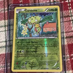 Pokemon TCG Dark Explorers Reverse Holo Carnivine 5/108 Rare - Image 1