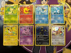Pokemon Eeveelution Black White Promo Set BW87 88 89 90 91 92 93 94 Eevee - Image 1