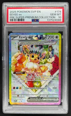 2025 Pokemon Prismatic Evolutions Eevee Promos #174 PSA 10 - Image 1