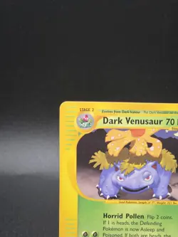 Pokemon TCG Dark Venusaur Best of Game 7/9 Regular Promo Promo NM - Image 2