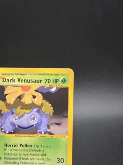 Pokemon TCG Dark Venusaur Best of Game 7/9 Regular Promo Promo NM - Image 3