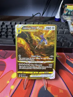 Pokemon TCG Crown Zenith Origin Form Dialga V Star gold GG68/GG70 Alt Art B - Image 1