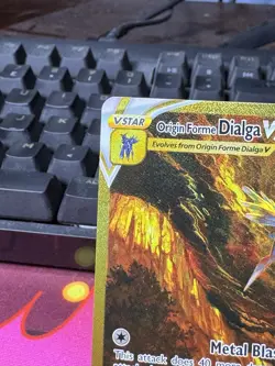 Pokemon TCG Crown Zenith Origin Form Dialga V Star gold GG68/GG70 Alt Art B - Image 2