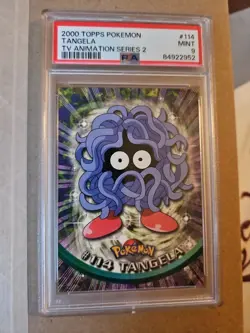 Pokemon - Topps 2000 - Tangela #114 - TV Animation Series 2 - Image 1