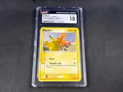 PIKACHU 16/17 POKEMON POP SERIES 2 CGC 10 RARE - Image 1