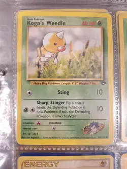 Koga’s Weedle 82/132 | Pokemon Gym Challenge 2000 | WOTC | Vintage NM - Image 1