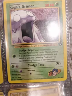 Koga’s Grimer 78/132 | Pokemon Gym Challenge 2000 | WOTC | Vintage NM - Image 1