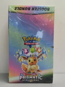 2025 Pokemon Prismatic Evolutions Factory Sealed Booster Bundle Display Box (c) - Image 1
