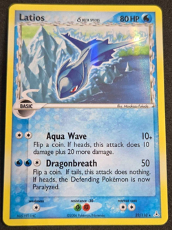 Pokemon Latios 22/110 ex Holon Phantoms Holo Rare Delta Species LP - Image 1