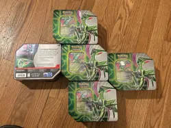 Pokemon TCG Paradox Clash Tin Iron Leaves EX Lot Of 5. Brand New Factory Seal - Image 2