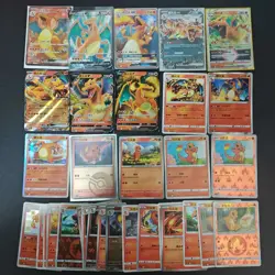 33*Lot Pokemon TCG Charizard Charmander Charmeleon Master Ball Holo #21 KB72 - Image 1