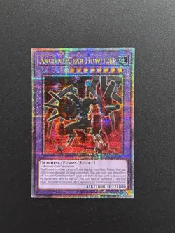 2024 YUGIOH RA03 25TH BONANZA QCR SECRET RARE ANCIENT GEAR HOWITZER NM - Image 1