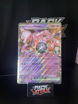 Pokemon TCG Destined Rivals Team Rocket’s Mewtwo ex SVP 205 Jumbo Card Holo - Image 1
