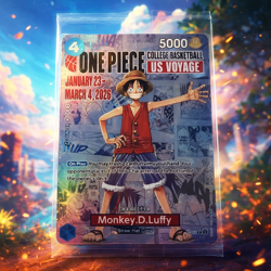 One Piece Monkey D. Luffy US Voyage College Basketball Promo Card UH PRESALE - Image 5