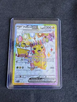 Pikachu ex 219/191 - Full Art - Surging Sparks -Pokemon card - TCG - Image 1