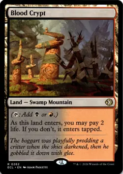 MTG Blood Crypt NON FOIL NM R 262 Lorwyn Eclipsed - Image 1