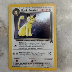 Pokemon TCG Dark Persian Promo 1999-2000 #17 Rare Holo Lightly Played - Image 1