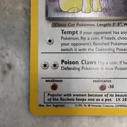 Pokemon TCG Dark Persian Promo 1999-2000 #17 Rare Holo Lightly Played - Image 3