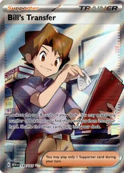 Bill's Transfer 194/165 Ultra Rare Pokemon TCG SV: Scarlet & Violet 151 NM - Image 1
