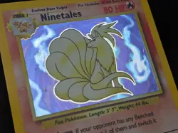 TCG Pokemon Ninetales 12/102 Base Set Holo 1999 WOTC: NM Near Mint Ungraded - Image 5