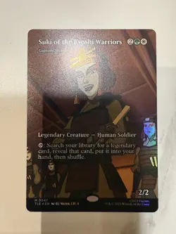 Suki of the Kyoshi Warriors Captain Sisay (Borderless Foil) Avatar MTG Ships Now - Image 1