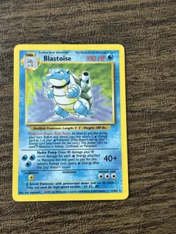 Blastoise Holo Rare 1999 Pokemon TCG 2/102 EXCELLENT CONDITION - See Pics - Image 1