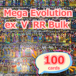 Japanese Pokemon Card Mega M Evolution EX RR only Bulk Lot - 100 Cards - NM - Image 1