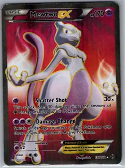 Mewtwo EX 158/162 XY - BREAKthrough - Pokemon Card - MP - Image 1