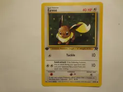 EEVEE #55/82 FIRST EDITION NON HOLO POKEMON CARD - Image 1