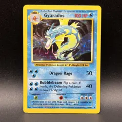 Gyarados 6/102 Base Set Holo Rare Pokemon Card Vintage/ Shark Bait $1 Auction - Image 2