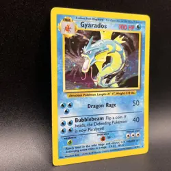 Gyarados 6/102 Base Set Holo Rare Pokemon Card Vintage/ Shark Bait $1 Auction - Image 3