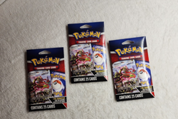 Pokemon hanger packs 3 packs.. 75 card lot .. New, Factory Sealed - Image 1