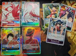 Monkey.D.Luffy 10 Card Mixed Lot - One Piece TCG Near-Mint - Image 1