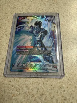 Bandai Dragon Ball Super Card Game Son Gohan Adolescence SR Alt Art FB02-018 - Image 1