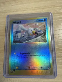 2003 Pokemon EX Sandstorm Wingull Reverse Holo Card 84/100 - LP - Image 1