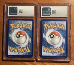 Pair of Lugia Holo Pokemon CGC Graded 9 Mint Cards 132/185 & 022/025 New Labels - Image 2