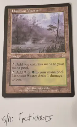 Llanowar Wastes - Apocalypse - Magic MTG card - Near Mint NM - TCG Value $22.50 - Image 1