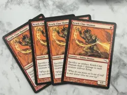 4x Krark-Clan Shaman x4 Mirrodin - MTG Magic the Gathering - 4 Card Playset - NM - Image 1