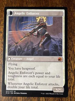 1x Enduring Angel // Angelic Enforcer NM-Mint, English Innistrad: Midnight Hunt - Image 2