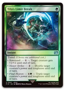 Tifa's Limit Break #207 (Foil) (NM) Final Fantasy FIN Magic MTG - Image 1