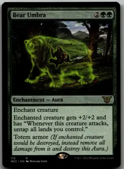 Bear Umbra R Commander: Kamigawa: Neon Dynasty 113 LP - Image 1