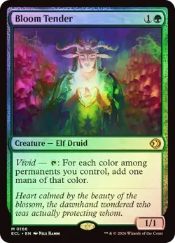 Bloom Tender Foil Lorwyn Eclipsed NM MTG - Image 1