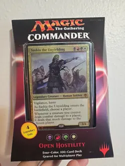 MTG Magic: The Gathering Commander Open Hostility Deck - Factory Sealed - Image 1