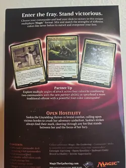 MTG Magic: The Gathering Commander Open Hostility Deck - Factory Sealed - Image 4