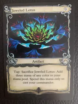 Jeweled Lotus - - Altered Art - - Commander - EDH - SB - Image 1