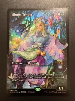 Bloom Tender (390)(Showcase Foil) - Lorwyn Eclipsed NM - Image 1