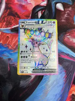 Pokemon Espeon ex SVP 175 Scarlet & Violet Black Star Promo Very Light Play - Image 1