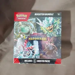 Pokemon TCG Twilight Masquerade Booster Bundle Box New Factory Sealed - 6 Packs - Image 1