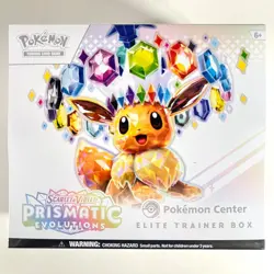 Prismatic Evolutions Pokemon Center Elite Trainer Box - ETB - Factory Sealed NM - Image 1