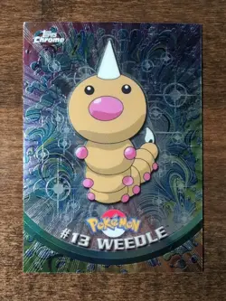 Pokemon Topps Chrome 2000 Weedle NM - Image 1
